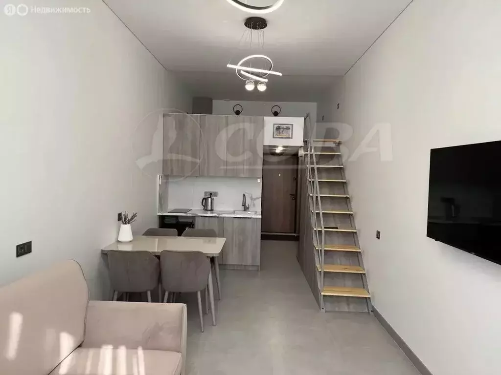 Квартира-студия: посёлок городского типа Дагомыс, Батумское шоссе, ... - Фото 1