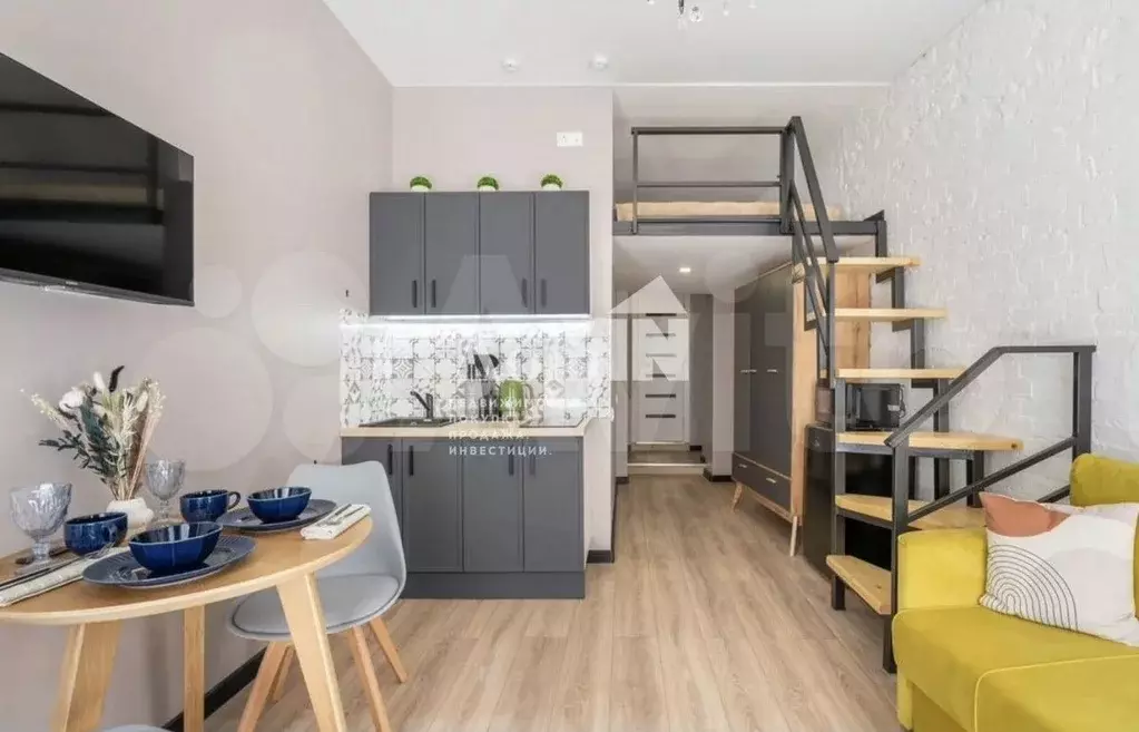 Квартира-студия, 23 м, 2/6 эт. - Фото 1
