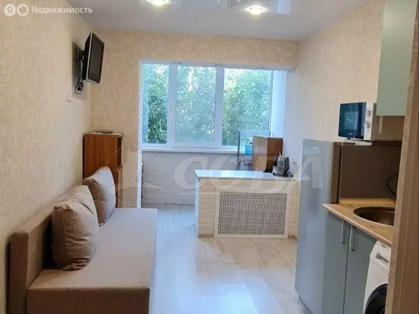 Квартира-студия: Тюмень, Ставропольская улица, 1В (13.1 м) - Фото 1