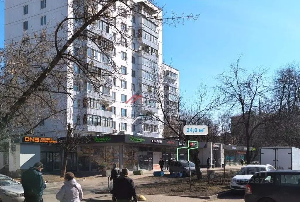 Торговая площадь в Москва 1-я Новокузьминская ул., 21К2 (24 м) - Фото 1