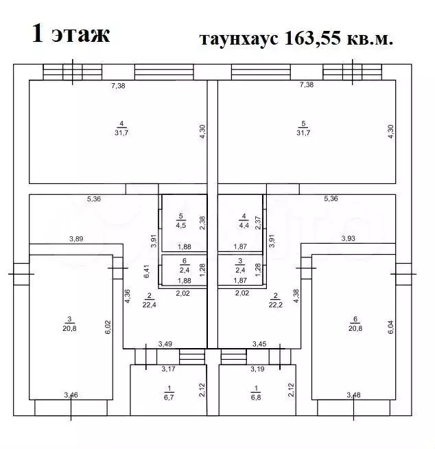Таунхаус 164 м на участке 4 сот. - Фото 0