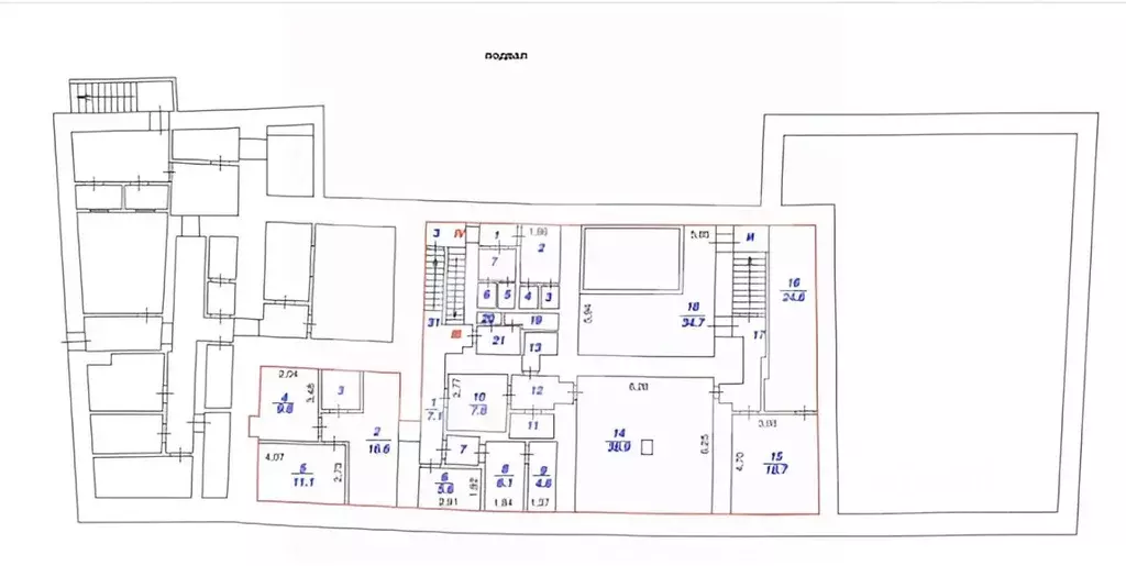 Торговая площадь в Москва ул. Покровка, 3/7С1а (1819 м) - Фото 2
