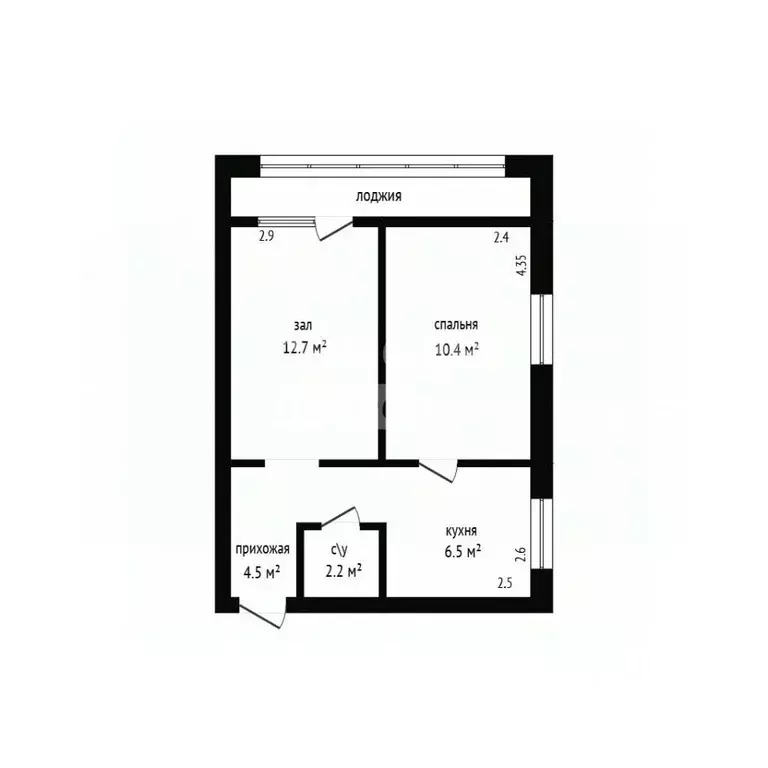 2-к кв. Дагестан, Дербент Красноармейский пер., 43 (36.3 м) - Фото 2