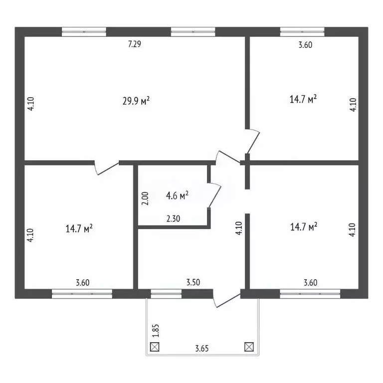 Дом в Архангельская область, Приморский муниципальный округ, Большой ... - Фото 1