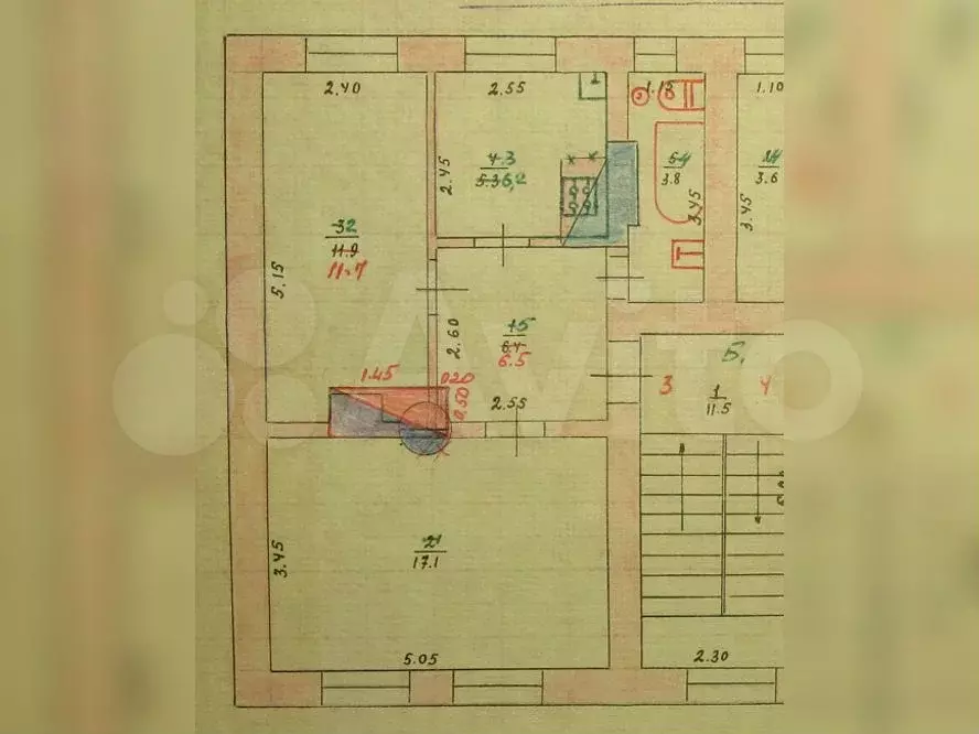 Аукцион: 2-к. квартира, 45,3 м, 2/2 эт. - Фото 0