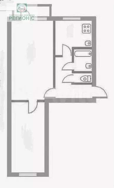 2-к. квартира, 47,5 м, 4/5 эт. - Фото 0