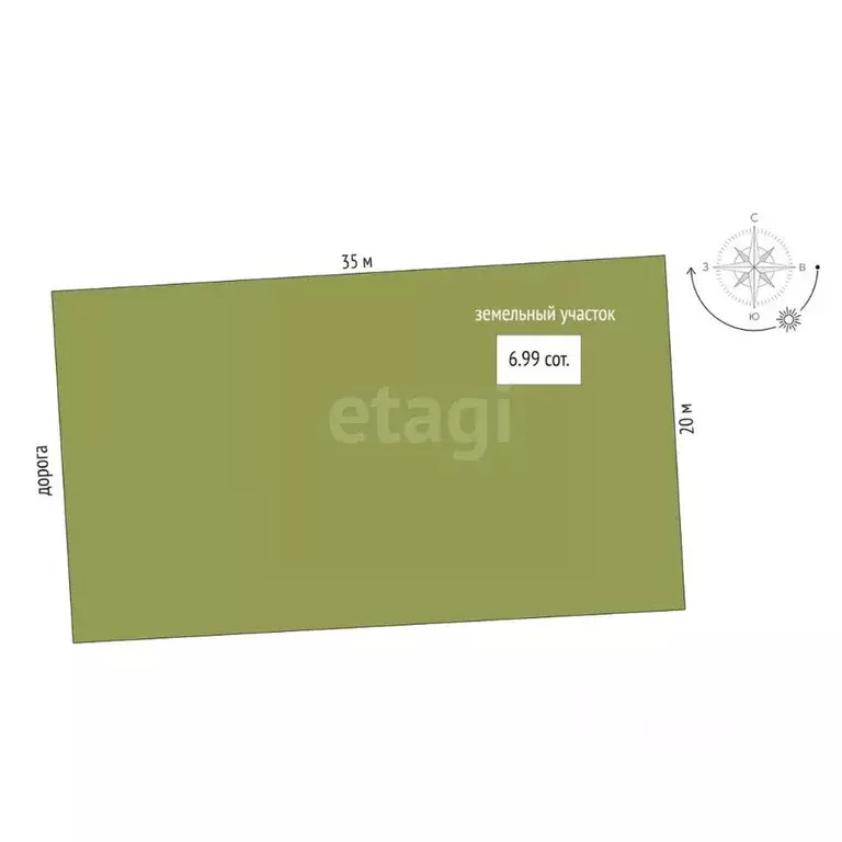 Участок в Тюменская область, Нижнетавдинский муниципальный округ, ... - Фото 2