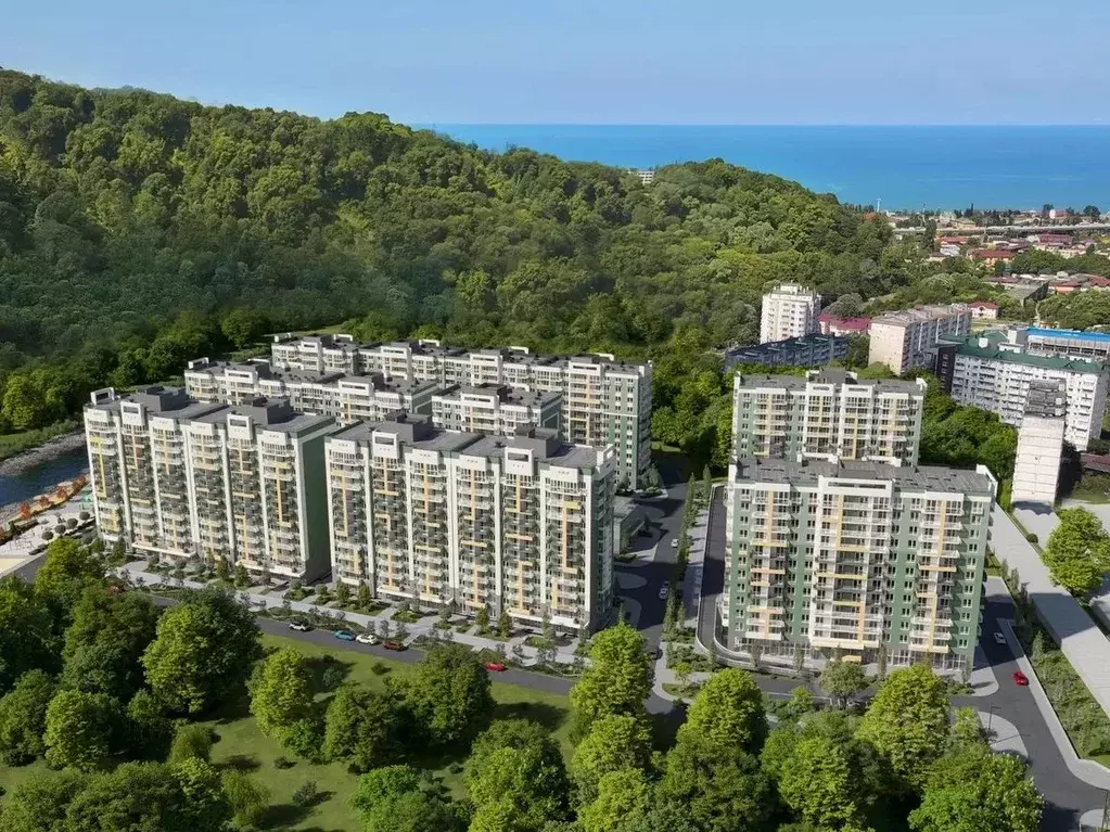 1-к кв. Краснодарский край, Сочи ул. Искры, 66/9 (36.4 м) - Фото 0