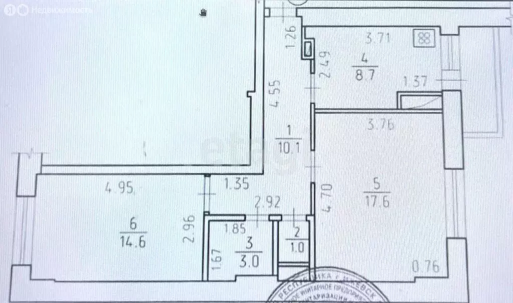 2-комнатная квартира: Ижевск, Красноармейская улица, 86А (55 м) - Фото 0