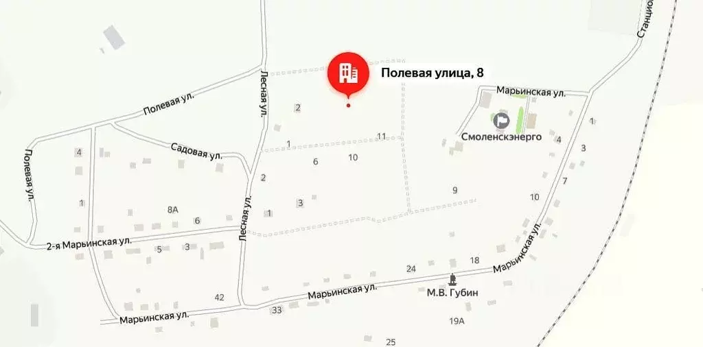 Участок в Смоленская область, Кардымово пгт ул. Полевая, 8 (15.0 сот.) - Фото 1