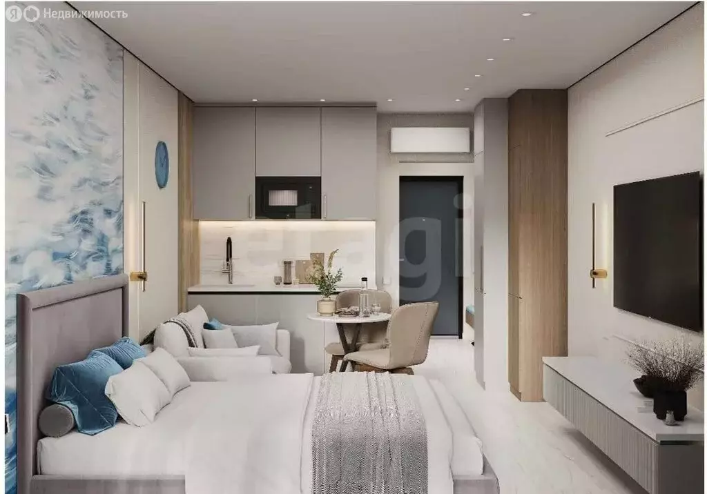 Квартира-студия: Семидворье, Пограничный переулок, 7 (29.89 м) - Фото 1