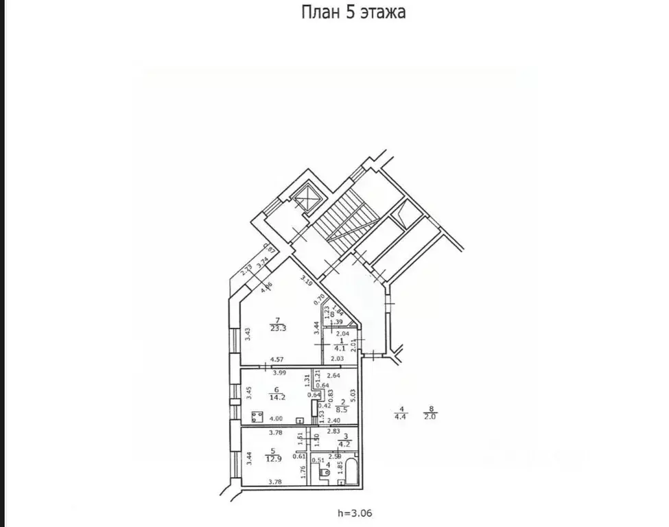 2-к кв. Санкт-Петербург ул. Профессора Попова, 27 (73.6 м) - Фото 1
