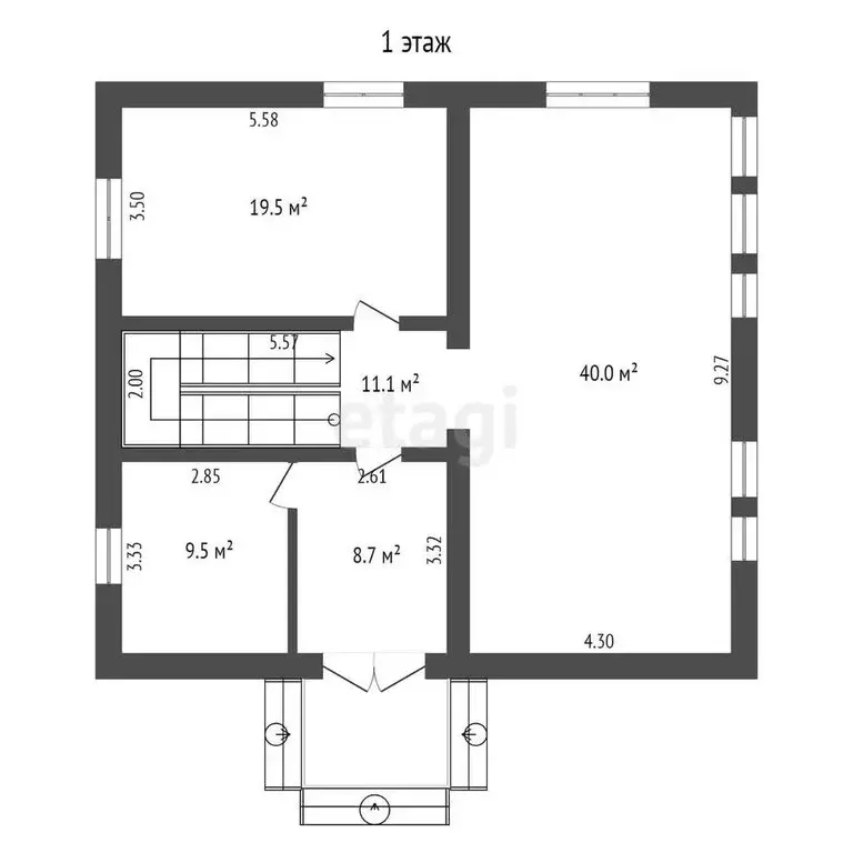 Дом в Заозёрное, улица Аллея Дружбы (198 м) - Фото 2
