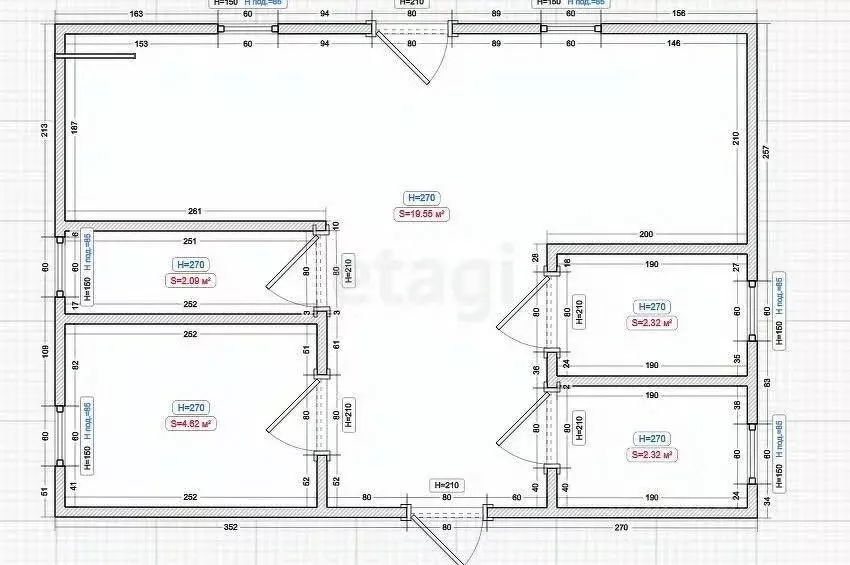 Дом в Ингушетия, Карабулак ул. Гулиева (180 м) - Фото 1