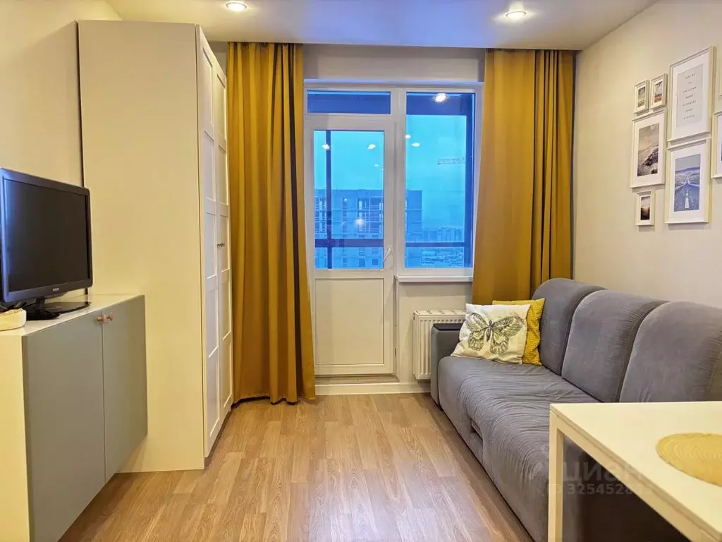 Студия Санкт-Петербург ул. Среднерогатская, 16к2 (24.5 м) - Фото 1