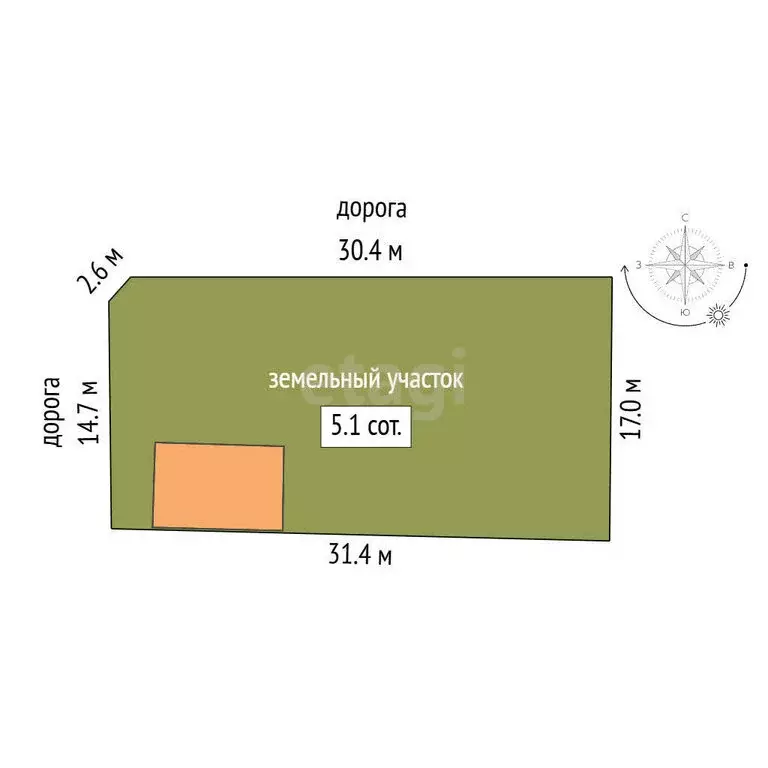 Участок в Рыбинск, СНТ Володарец (5.7 м) - Фото 1