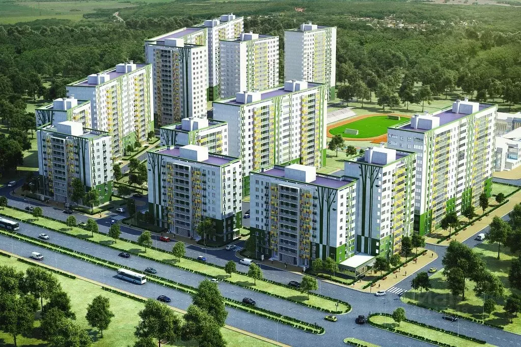 3-к кв. Тверская область, Тверь Мамулино-4 мкр, (78.7 м) - Фото 1