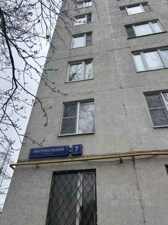 Комната Москва Востряковский проезд, 7К1 (10.2 м) - Фото 1