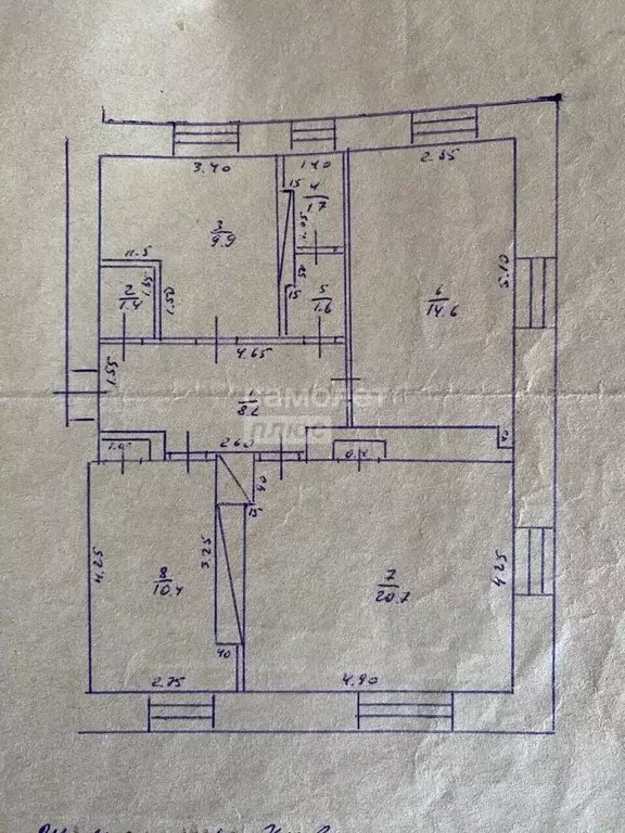 3-к кв. Омская область, Исилькуль ул. Ленина, 102 (71.4 м) - Фото 2