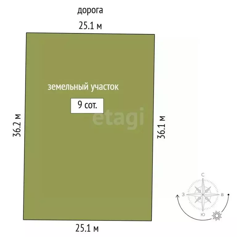 Участок в Тюменская область, Нижнетавдинский муниципальный округ, ... - Фото 2