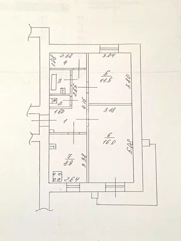 2-к кв. Липецкая область, Липецк ул. Катукова, 14 (50.0 м) - Фото 2