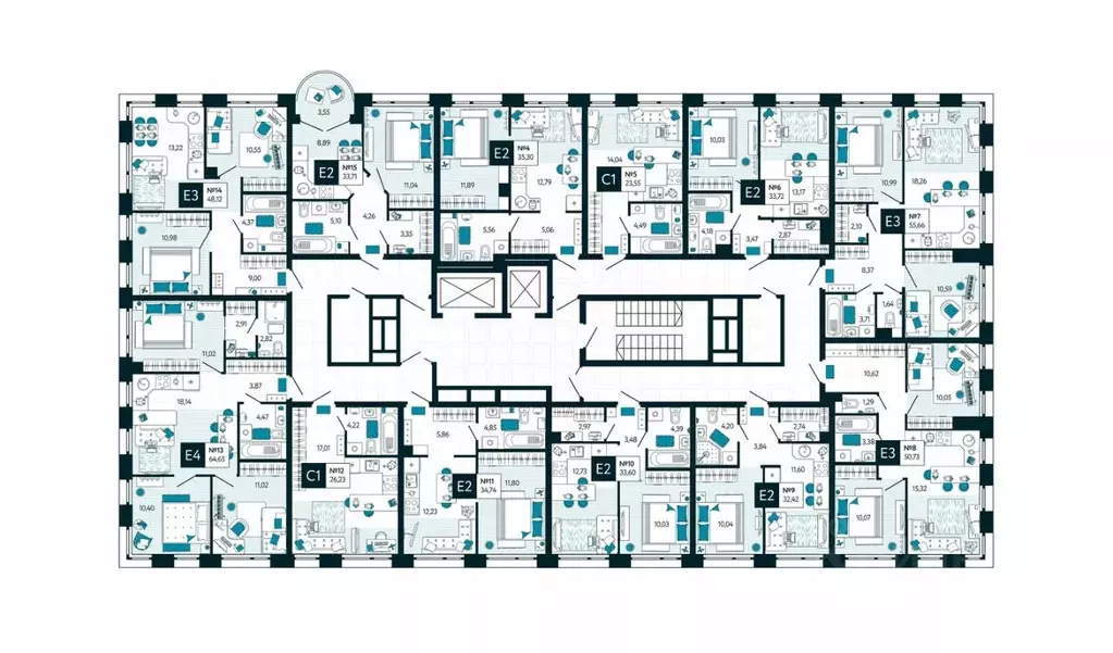 1-к кв. Тульская область, Тула ул. Чмутова, 158Д (33.72 м) - Фото 2