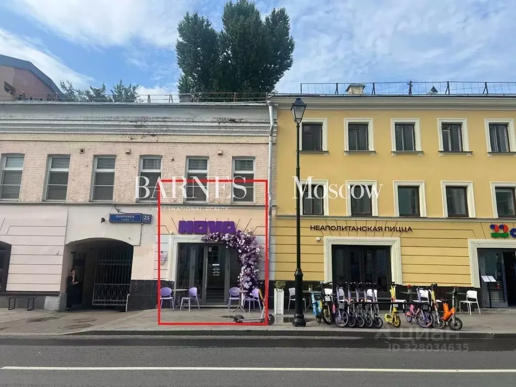 Помещение свободного назначения в Москва ул. Покровка, 25С1 (111 м) - Фото 0