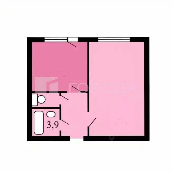 1-к кв. Алтайский край, Барнаул ул. Шумакова, 30 (33.6 м) - Фото 2