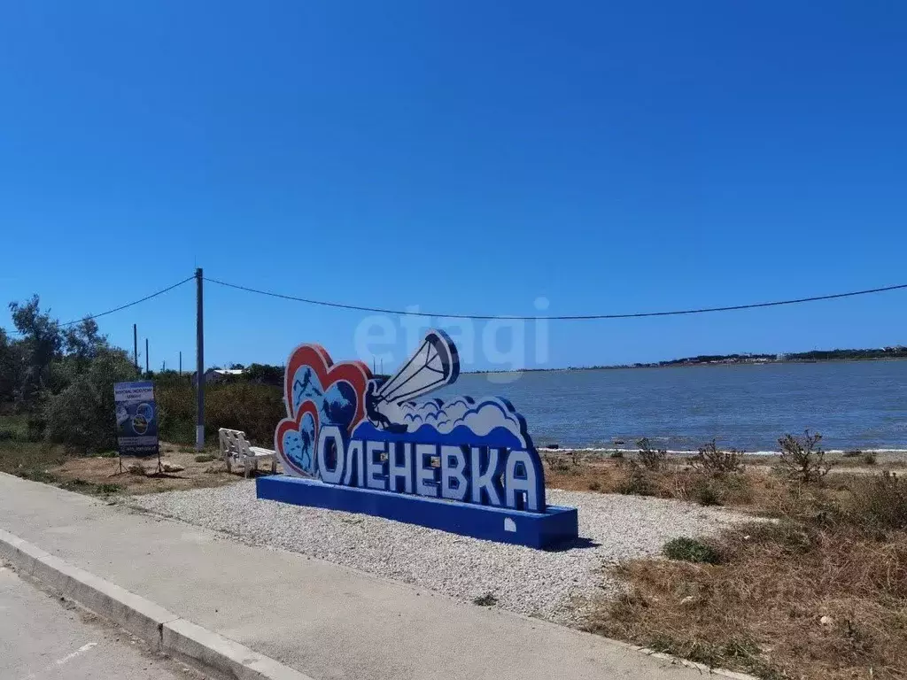 Участок в Крым, Черноморский район, Оленевское с/пос, с. Оленевка  ... - Фото 1