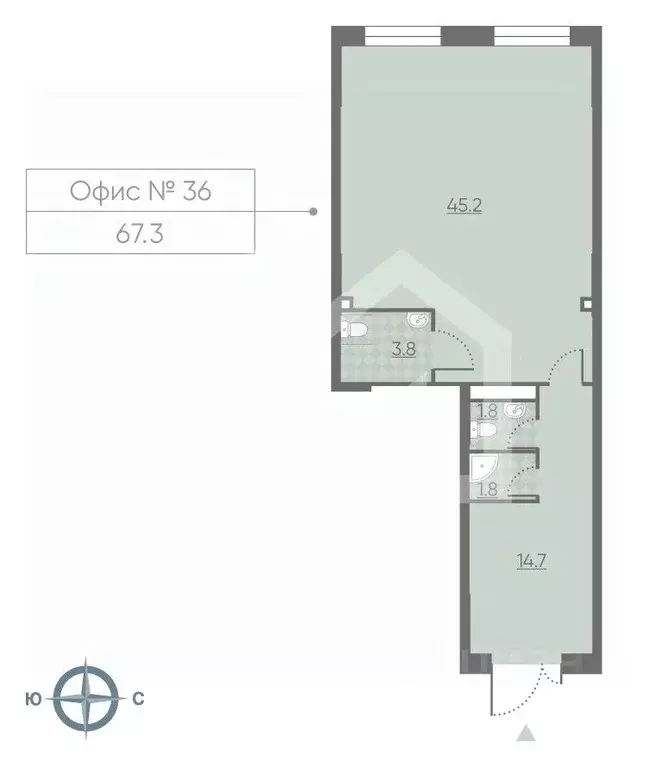 Помещение свободного назначения в Москва 2-й этап тер., Лучи жилой ... - Фото 2