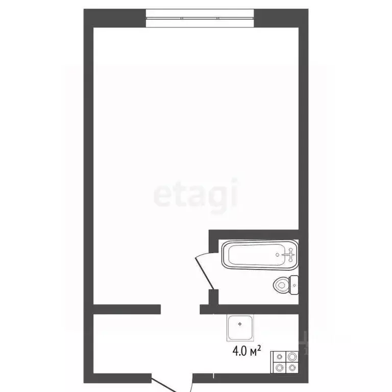 Комната Тюменская область, Тюмень Ткацкий проезд, 6 (18.4 м) - Фото 1
