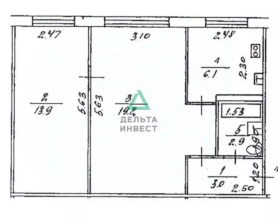 2-к кв. Башкортостан, Уфа Интернациональная ул., 101 (45.1 м) - Фото 2
