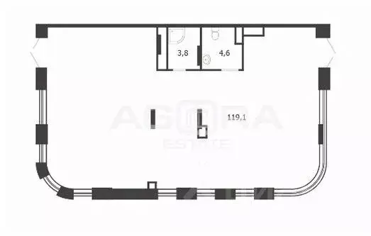 Торговая площадь в Москва ул. Петра Кончаловского, 7к3 (128 м) - Фото 1