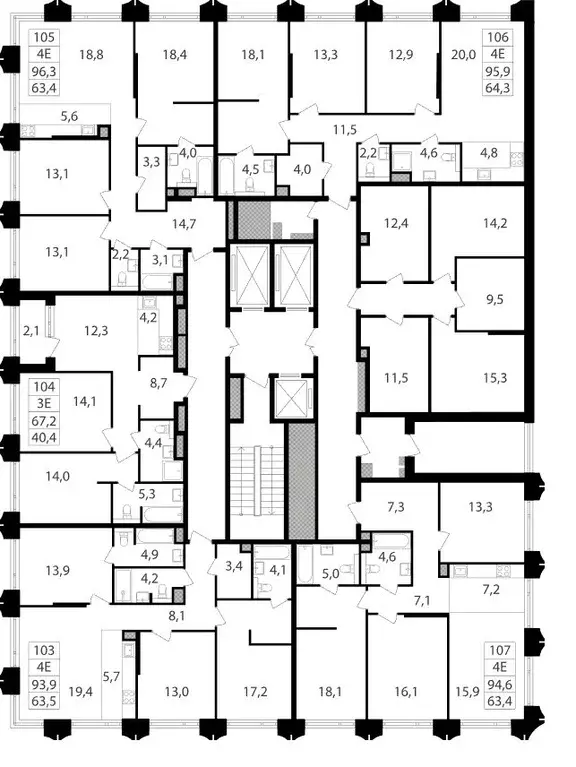 3-к кв. Москва Петровский Парк 2 жилой комплекс (94.6 м) - Фото 1