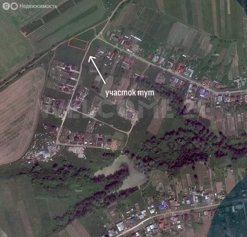 Участок в село Икково, Степная улица, 1 (10 м) - Фото 1