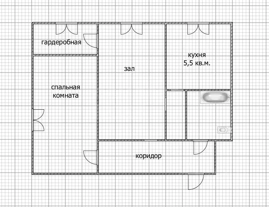 2-к кв. Оренбургская область, Оренбург ул. Орлова, 1 (44.5 м) - Фото 1