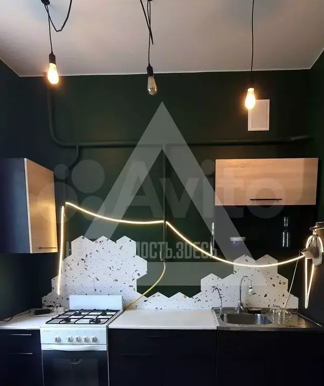 1-к. квартира, 36 м, 1/3 эт. - Фото 1