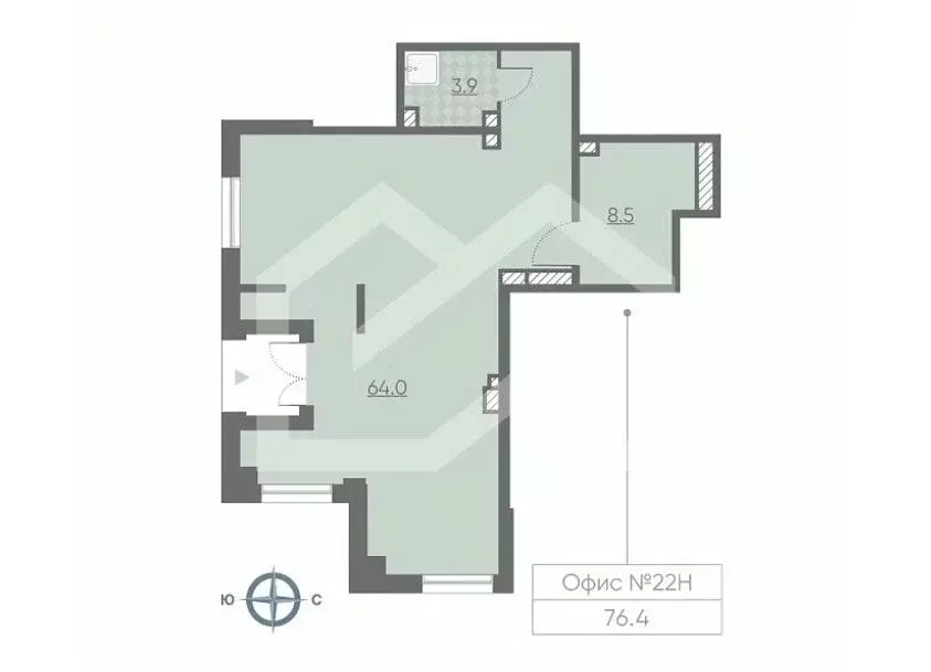 Помещение свободного назначения в Москва ул. Красного Маяка, 26А (77 ... - Фото 1