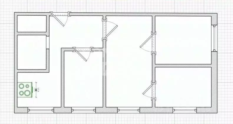 4-к кв. Кемеровская область, Ленинск-Кузнецкий просп. Ленина, 61/1 ... - Фото 1