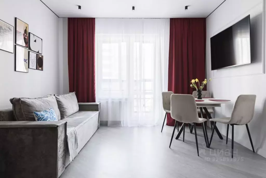 1-к кв. Татарстан, Казань ул. Сибгата Хакима, 44 (41.1 м) - Фото 1