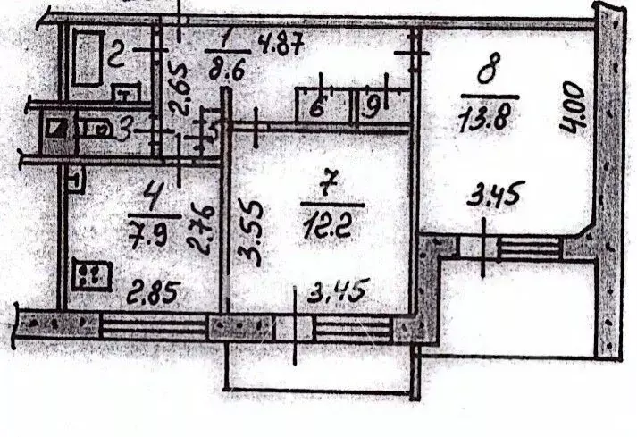 2-к кв. Орловская область, Орел Советская ул., 30 (47.5 м) - Фото 2