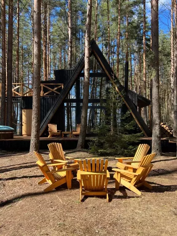 Дом в Ленинградская область, Приозерский район, Ромашкинское с/пос, ... - Фото 1