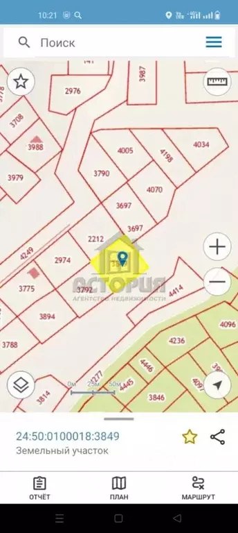 Участок в Красноярский край, Красноярск Извилистая ул., 22 (14.6 сот.) - Фото 1