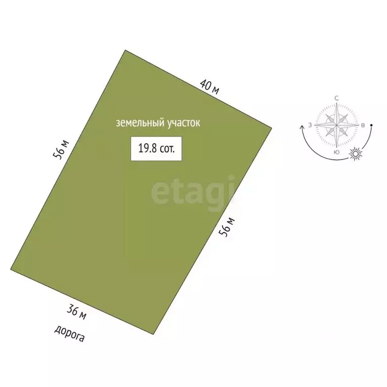 Участок в Тамбовская область, Тамбовский муниципальный округ, с. ... - Фото 2