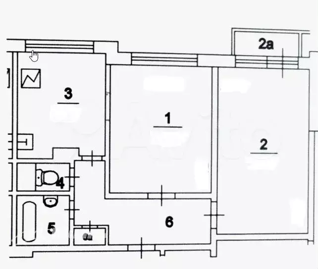 2-к. квартира, 40,2 м, 3/5 эт. - Фото 0