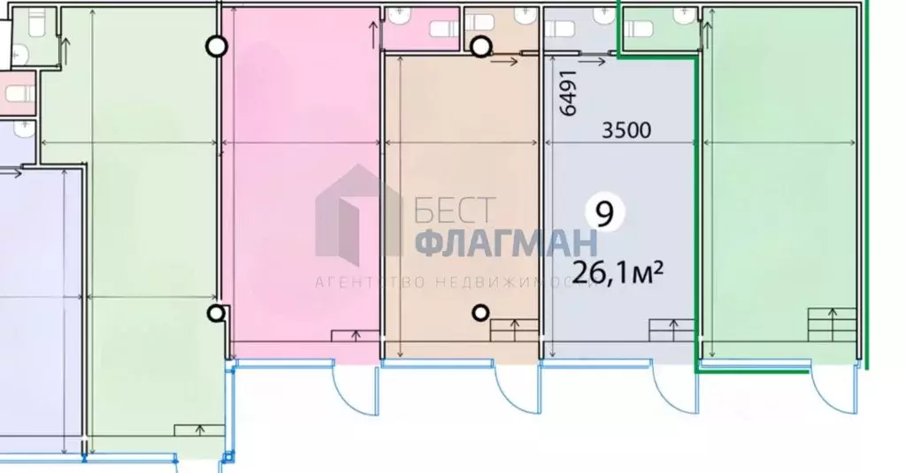Помещение свободного назначения в Москва ул. Красная Пресня, 12 (26 м) - Фото 1