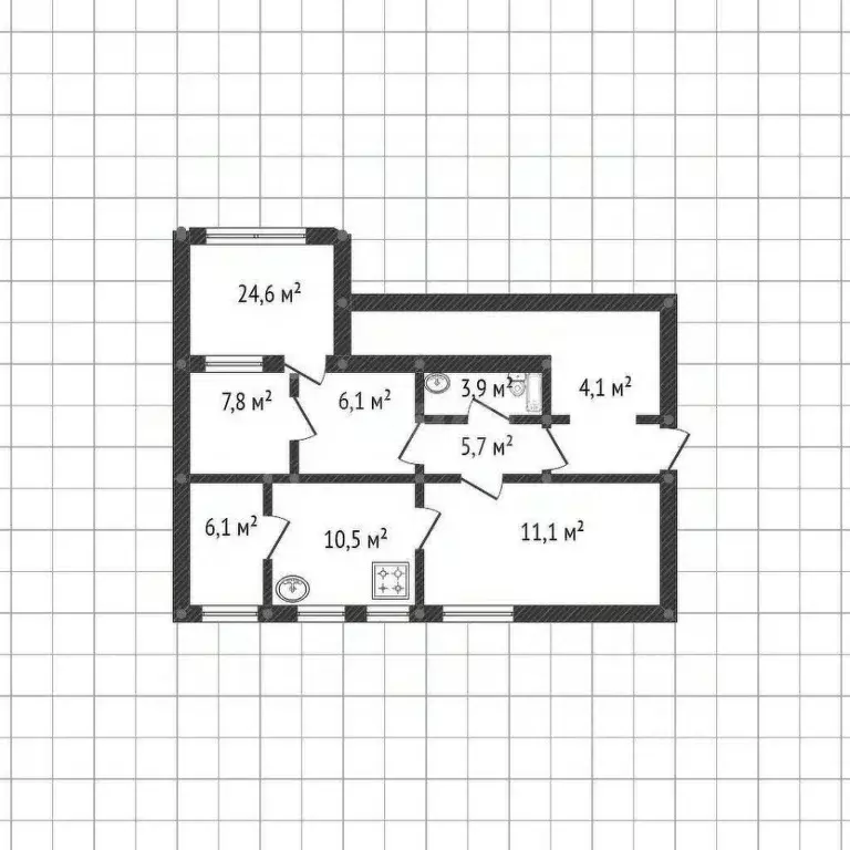 Дом в Белгородская область, Борисовка городское поселение, Борисовка ... - Фото 2