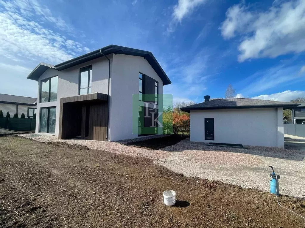 Дом в Крым, Симферопольский район, Добровское с/пос, Русская Деревня ... - Фото 0