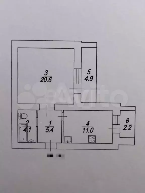 1-к. квартира, 41,1 м, 5/14 эт. - Фото 0