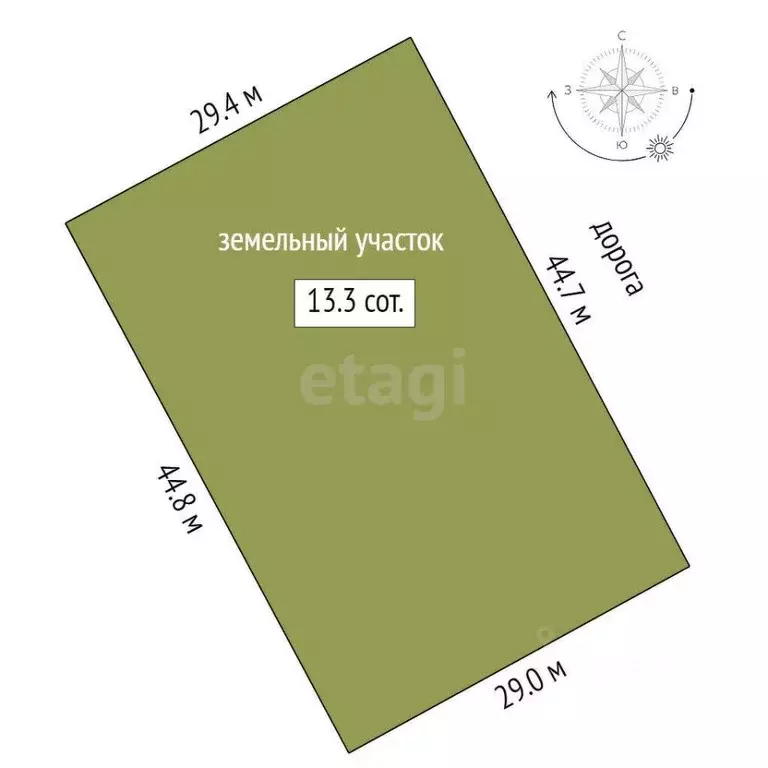 Участок в Тюменская область, Тюменский муниципальный округ, с. Кулига  ... - Фото 1